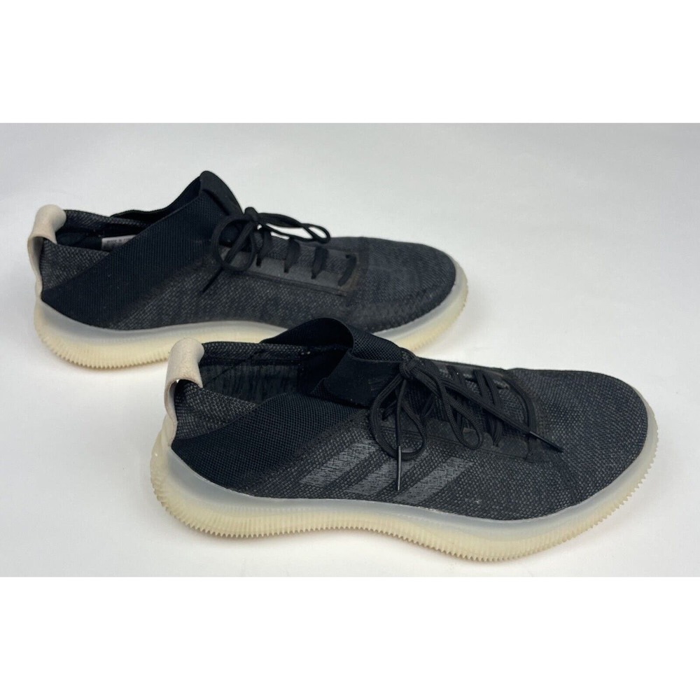 Adidas PureBoost Traxion Size 9.5 Trail Running Sneakers Black Lace Up Athletic